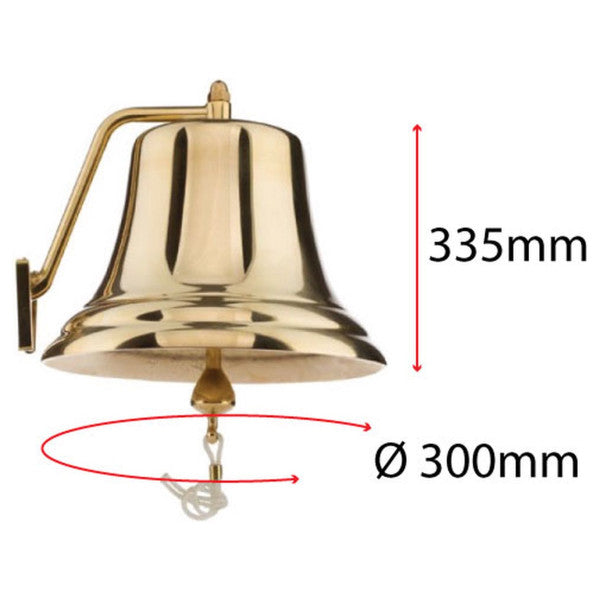 Foresti Suardi Ορειχάλκινη καμπάνα πλοίου 300mm Rina εγκεκριμένη 94 CROM