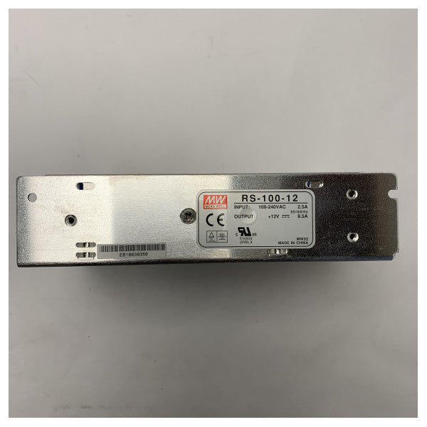 Mean Well 12V DC τροφοδοτικό 100W � Στιβαρό και αξιόπιστο Cantalupi RS-100-12 για θαλάσσια συστήματα