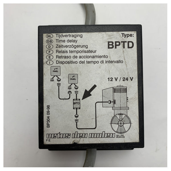 Vetus 32279 BPTD контролер на релето за закъснение на подрулващото устройство