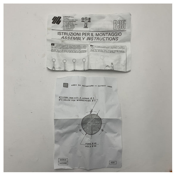 KORIŠTEN Ultraflex B35 bočni upravljač motora - 32386A 