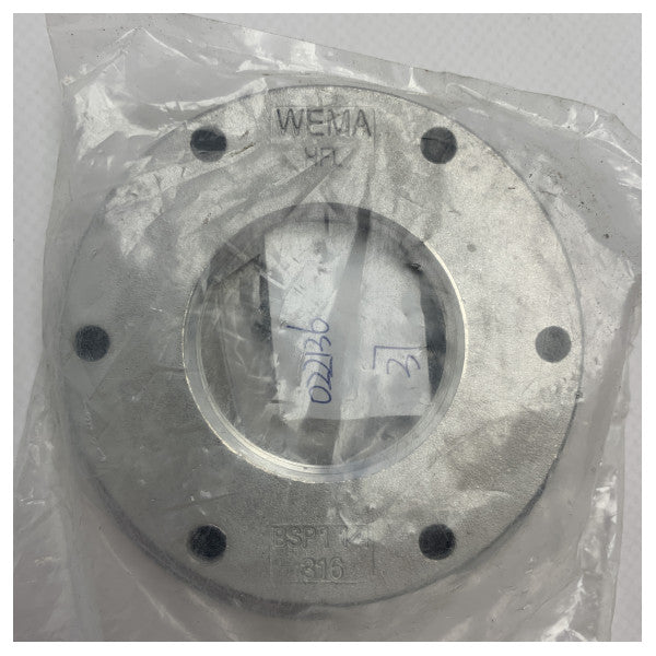 Flange do sensor Wema em aço inoxidável S3 | S3H 163306