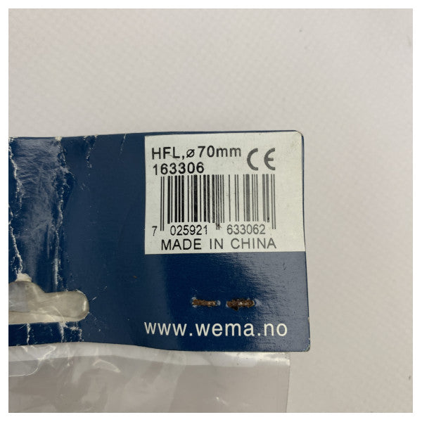 Flange do sensor Wema em aço inoxidável S3 | S3H 163306