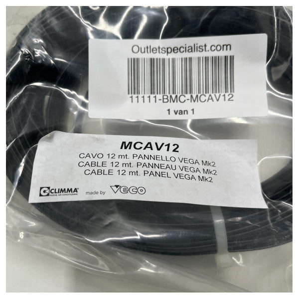 VECO MCAV12 MK2 airco control panel connection cable