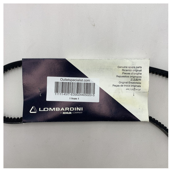 Kohler Lombardini engine drive belt black - ED0024405020-S