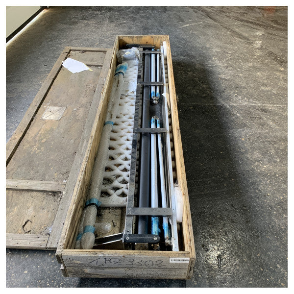 Bimini retráctil de acero inoxidable Makefast B268 cm negro - AN-00958 