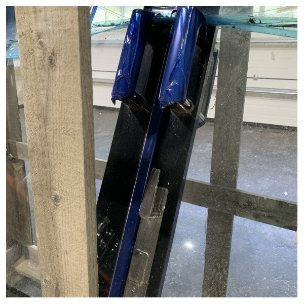 Резнич Фиорд стоманена извита плъзгаща се врата за тераса с стъкло - TBF0559 