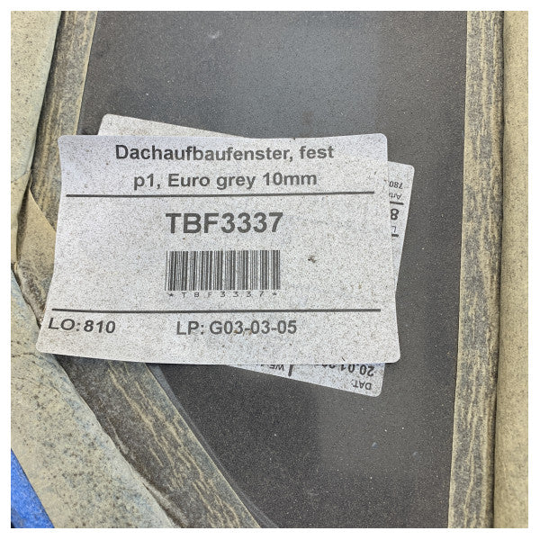 Lewmar Hanse 675 glass insert for hull 10 mm - TBF3337 - 78038100