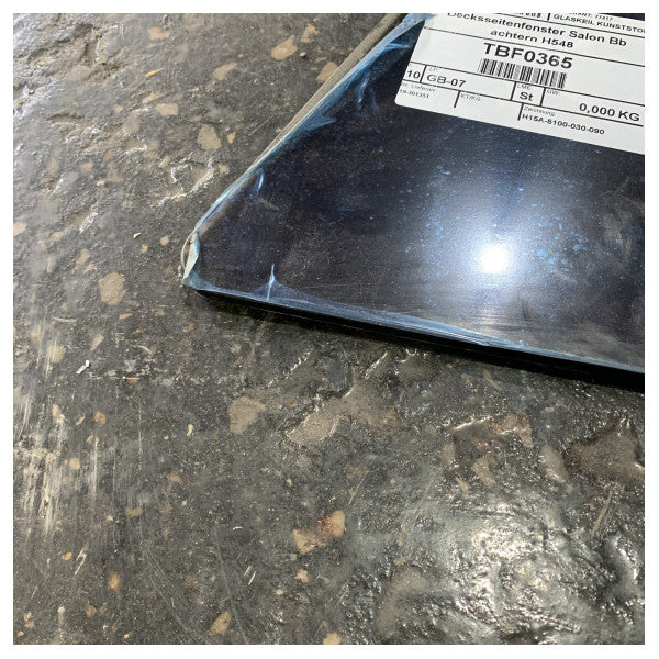 Hanse Yachts Glass Insert for Hanse 548 Deckfenster Salon starboard side aft 8 mm - TBF0365