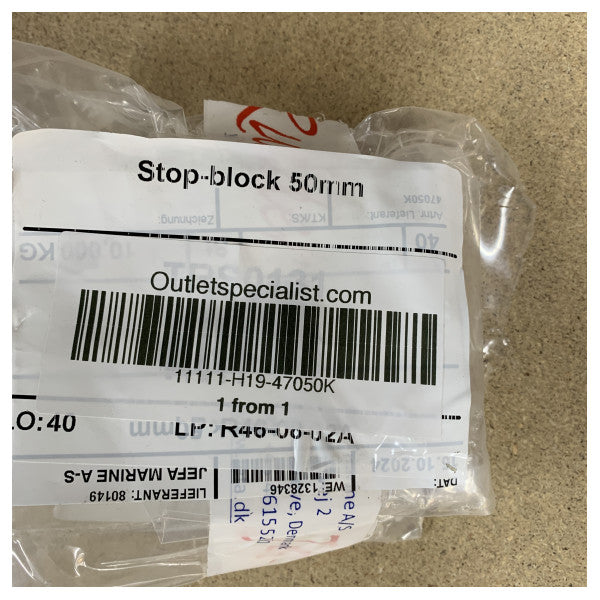 Jefa Rudder Control Top Mount Block für 50 mm Welle - 47050K 