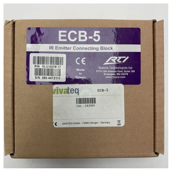 Splitter IR RTI ECB-5 per uso nautico - Distributore di segnale a infrarossi durevole per telecomandi