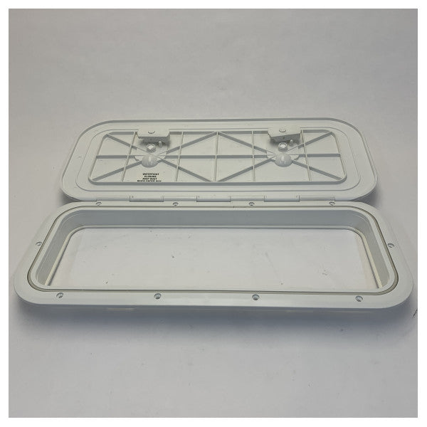 Osculati White flush mount inspection hatch 600 x 250 mm - 20.295.00