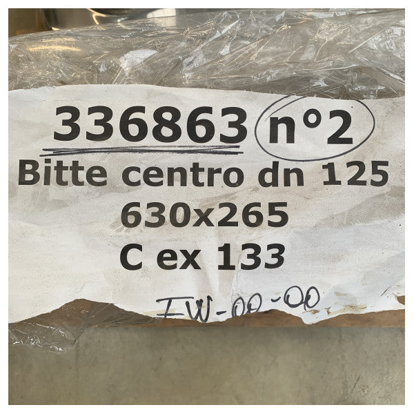 Морський кронштейн з нержавіючої сталі INOX 316L 630 x 265 мм � Міцний док для надійного швартування