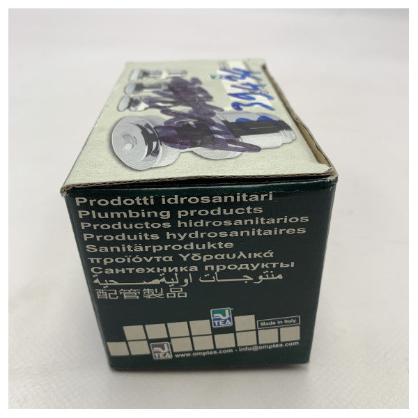 Tappo di scarico TEA in acciaio inox cromato pop-up D63 x 55 mm - 147.555.5