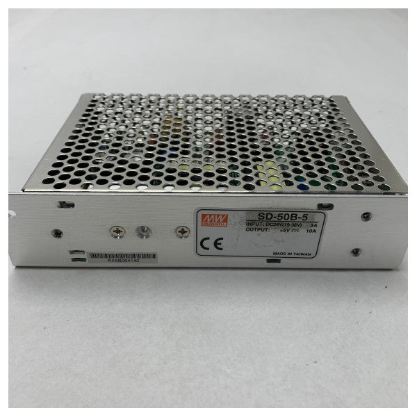 Mean Well SD-50B-5 5V 10A DC τροφοδοτικό για θαλάσσια ηλεκτρονικά ���� Συμπαγές, υψηλής απόδοσης με ρυθμιζόμενη έξοδο