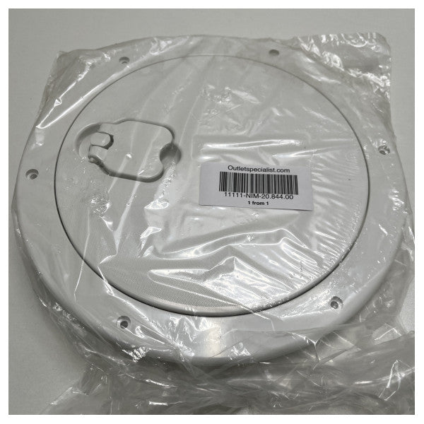 Osculati round inspection hatch cover white 315 mm - 20.844.00