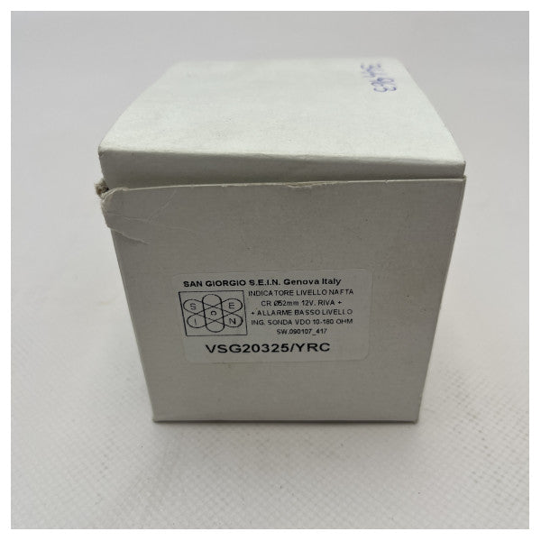 リバ ナフサ マリン フューエルレベルインジケーター 12V - 52mm VDOセンサー対応 - VSG20325/YRC