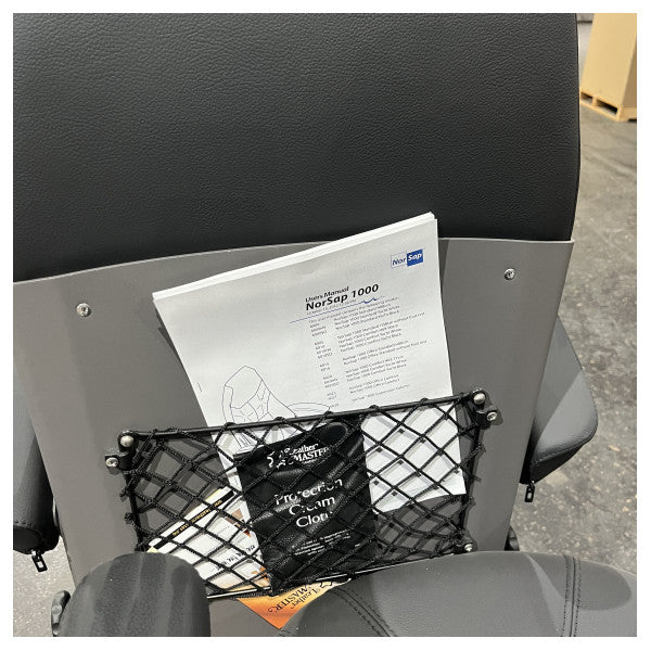 Norsap NS1000 Pilotstol Svart med Fast Sitsstöd 