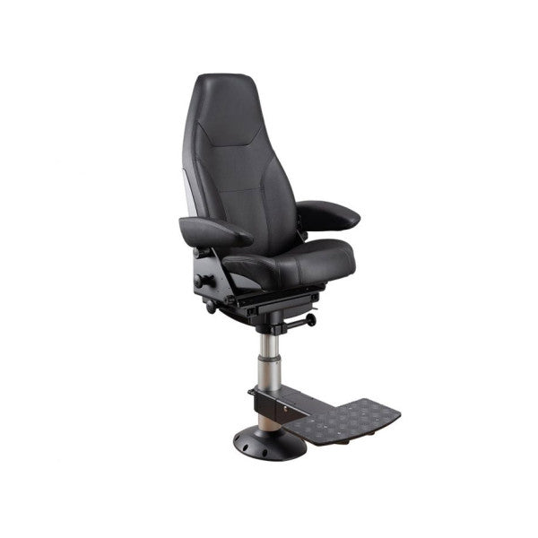 Norsap NS1000 Pilot Seat Black with Fixed Seat Support Fabric