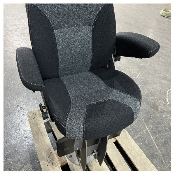 Norsap NS1000 Pilot Seat Black with Fixed Seat Support Fabric
