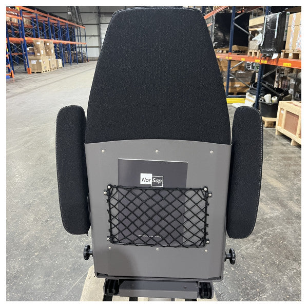 Norsap NS1000 Pilot Seat Black with Fixed Seat Support Fabric