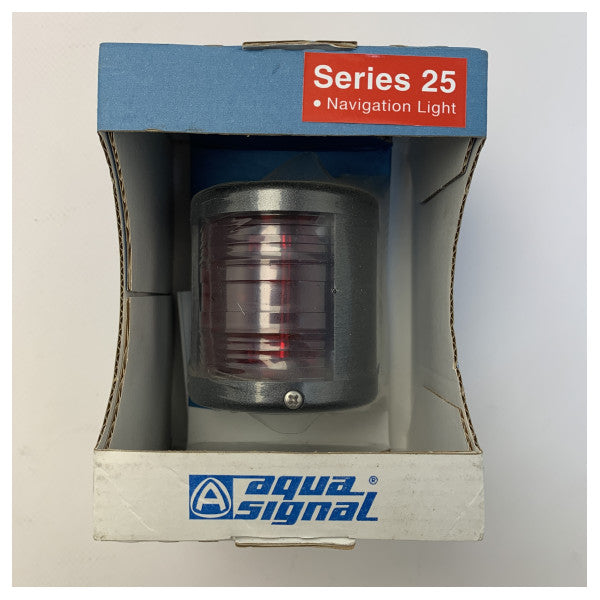 Aqua Signal series 25 port side navigation light RED | black - 3520202000