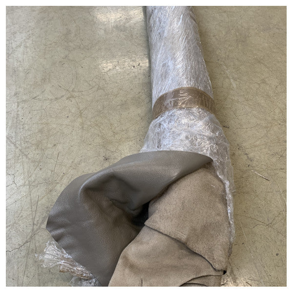 Durable Marine Leather Product Resistant to Saltwater and Weather Conditions Silver