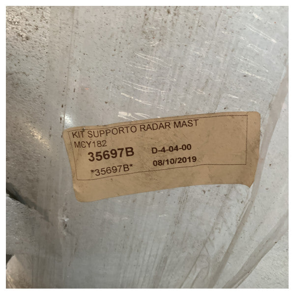 Monte Carlo Yachts rustfritt stål radarstøttebrakett