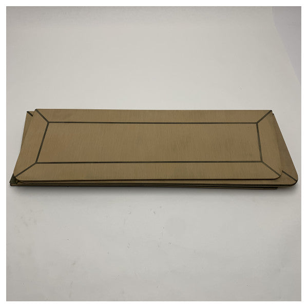 Ferretti F650 flexiteak flybridge peldaños de teca