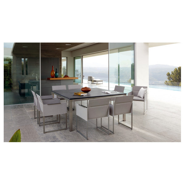 Manutti Squat outdoor dining chair grey - FS-CH32