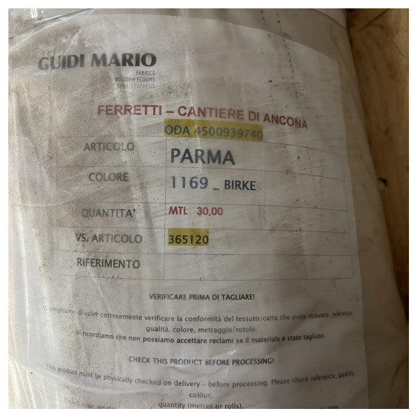 Guidi Mario Parma 1169 birke upholstery 30 M