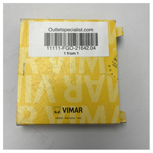 Vimar Eikon EVO 2M Bronze Aluminium Platte - Marine Grade korrosionsbeständige Abdeckung