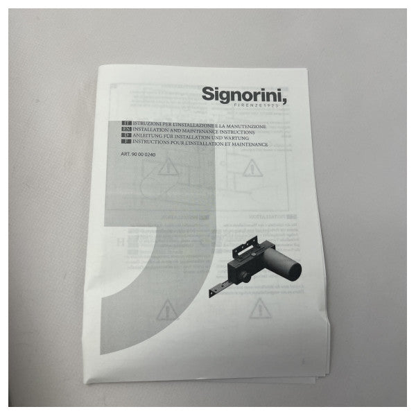 Signorini built-in part for wall mounted basin mixer - 90000240