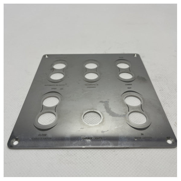 Pannello di controllo garage e sistemi di poppa Riva argento - 370436