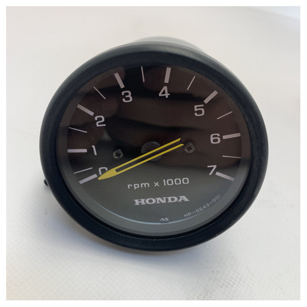 Honda 7000 rpm outboard tachometer display black - 37250-ZV7-913