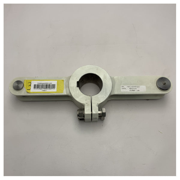 Barra del timone doppia per sistemi di governo marini - Metallo durevole e resistente alla corrosione con montaggio semplice