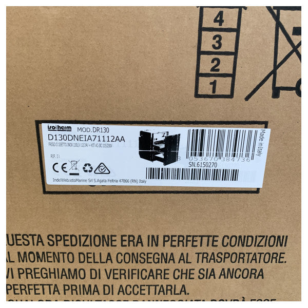 Isotherm DR130 130L frigorifero a cassetto in acciaio inossidabile 12/24/230V