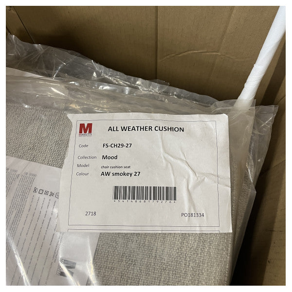 Manutti Mood FS-CH29-F8-31 трапезен стол в бяло