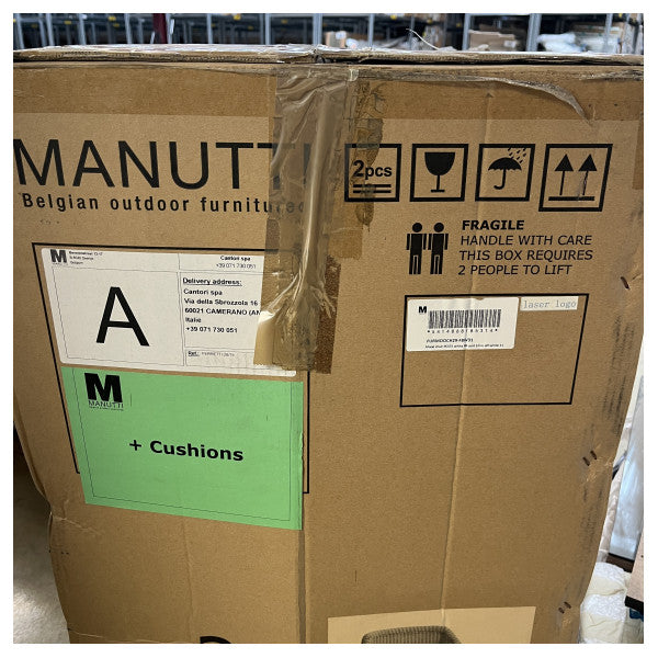 Manutti Mood FS-CH29-F8-31 off white dining chair