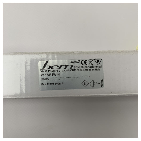 BCM High-Quality Nautical Wall Light 3000K Warm LED Lamp for Marine Interiors by BCM Illuminazione - 2157/R1W-N