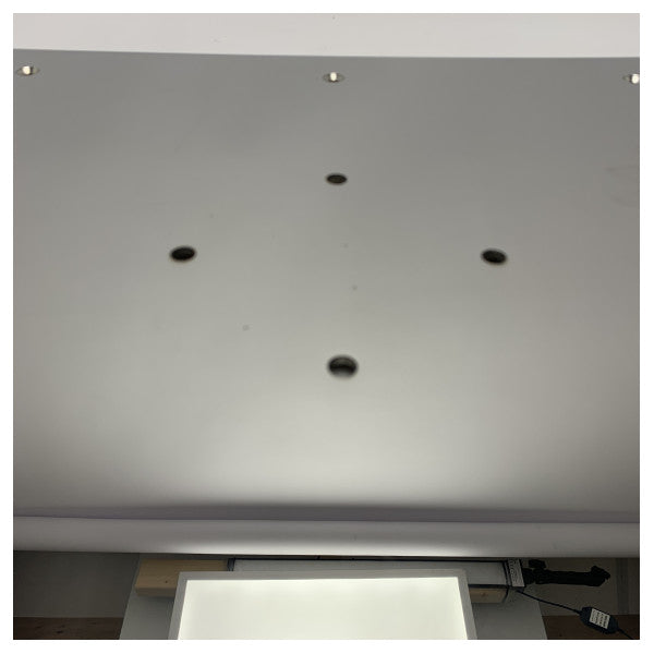 ATEP stainless steel mounting plate 400 x 400 x 8 mm for electric fly table base - 382578