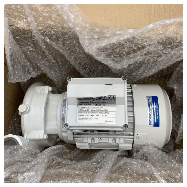 Gianneschi CB22-110 230V high capacity centrifugal pump - 01CB22G223