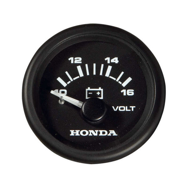 Honda Marine Analog Voltmeter 10-16V for Battery Monitoring- Durable Boat Voltage Meter - 72381F