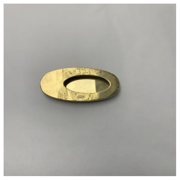 Poignée de porte en laiton poli Colombo CB111 OTT.L 