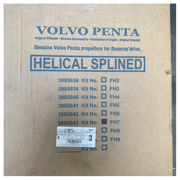 Volvo Penta FH6 DUO-Prop stainless steel propeller kit - 3885842