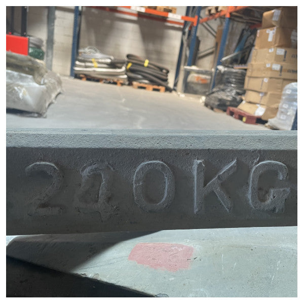 Sanguineti HHP Pool anker 240 KG galvaniseret RINA certificeret 