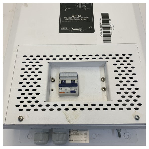 Whisper Power WP-GI 3600VA 16A Galvanisk isolator Marintransformator - 60110100 
