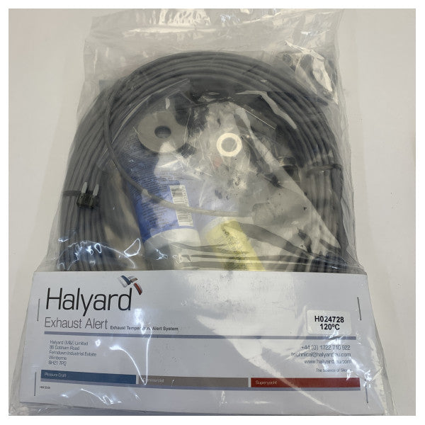 Halyard dobbelt udstødnings overophednings alarm system (til 2 motorer) - H021252 