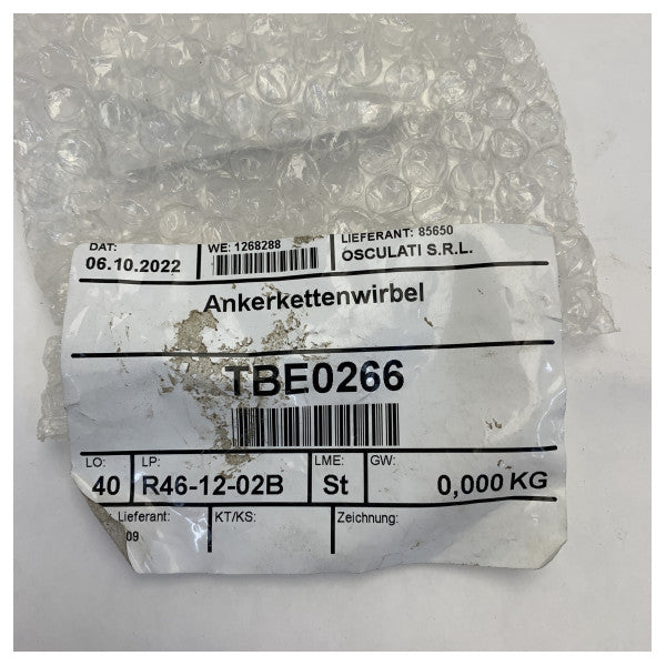 Osculati Trefoil 20 KG Rustfrit Stål Anker Sving - 01.740.09 