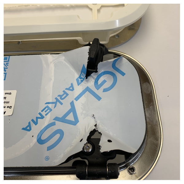 Відкриваюча портсвітка Rutgerson з нержавіючої сталі 402 x 195 x 16 мм - A2320-200OW 