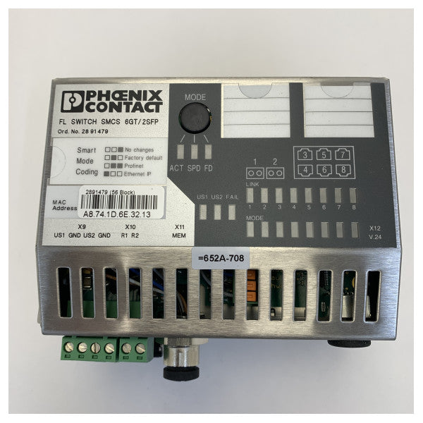 MTU X00E50210682 FL ネットワークスイッチ 光ファイバーケーブル用 - SMCS 6GT/2SFP 